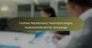 Tuotteen Markkinointi: Viestintästrategiat, Asiakaskohderyhmät, Kampanjat